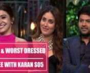 Koffee with Karan Season 5 is probably the most controversial talk show on television. From the outspoken Mrs Funny bones, Twinkle Khanna, Quantico star Priyanka Chopra, Kareena Kapoor Khan, Sonam Kapoor to Akshay Kumar, Ranbir Kapoor to The Kapil Sharma show star Kapil Sharma in this is a very special edition of the best and worst dressed of Pinkvilla, we list down a brilliant few who made it to our best and worst dressed list. Watch on to see who makes it to the list.