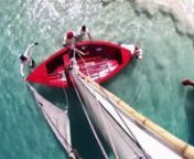 While shooting for an upcoming documentary called VANISHING SAIL, I put a VIO POV camera on the masthead of a local sailboat competing in the 2012 Grenada Sailing Festival. It was a very windy series and a capsize was inevitable. The camera is waterproof but when the boat capsized and was towed back to the beach at Grand Anse (on the island of Grenada) the mast head, pointing straight down, was dragged across the bottom with the camera attached! Yikes! No camera stays waterproof or in one piece
