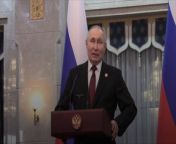 Putin Suspends Russia’s Participation , in the New START Treaty.&#60;br/&#62;Associated Press reports that Russian President Vladimir Putin made the announcement on Feb. 21.&#60;br/&#62;The treaty is the last nuclear arms &#60;br/&#62;control pact Russia has with the U.S.&#60;br/&#62;While making his announcement, Putin accused NATO and the U.S. of publicly declaring a desire &#60;br/&#62;to see Russia defeated in Ukraine. .&#60;br/&#62;While making his announcement, Putin accused NATO and the U.S. of publicly declaring a desire &#60;br/&#62;to see Russia defeated in Ukraine. .&#60;br/&#62;He also said Russia should be ready &#60;br/&#62;to conduct nuclear weapons tests. .&#60;br/&#62;They want to inflict a ‘strategic defeat’ on us and try to get to our nuclear facilities at the same time, Vladimir Putin, Russian president, via state-of-the-nation address.&#60;br/&#62;In this context, I have to declare today that Russia is suspending its participation in the Treaty on Strategic Offensive Arms, Vladimir Putin, Russian president, via state-of-the-nation address.&#60;br/&#62;NATO Secretary-General Jens Stoltenberg &#60;br/&#62;addressed Putin&#39;s announcement, saying, , “with today’s decision on New START, full arms &#60;br/&#62;control architecture has been dismantled.”.&#60;br/&#62;I strongly encourage Russia to reconsider its decision and respect existing agreements, Jens Stoltenberg, NATO Secretary-General, via statement.&#60;br/&#62;Putin responded by calling the nuclear weapons of Britain and France into question since they aren&#39;t included in the pact. .&#60;br/&#62;They are also aimed against us. They are aimed against Russia. , Vladimir Putin, Russian president, via state-of-the-nation address.&#60;br/&#62;Before we return to discussing the treaty, we need to understand what are the aspirations of NATO members Britain and France... , Vladimir Putin, Russian president, via state-of-the-nation address.&#60;br/&#62;... and how we take it into account their strategic arsenals that are part of the alliance’s combined strike potential, Vladimir Putin, Russian president, via state-of-the-nation address