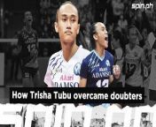 Let&#39;s take a look at Trisha Tubu&#39;s rise to volleyball stardom amid critics of the Adamson rookie sensation&#39;s &#39;manly&#39; appearance #uaap
